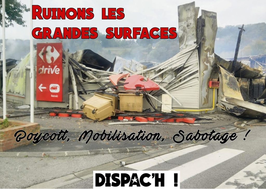 Grandes surfaces : précipitons leur ruine ! Gouc’hmarc’hadoù : Diskaromp ‘ne !